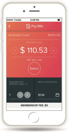 chime cash advance app