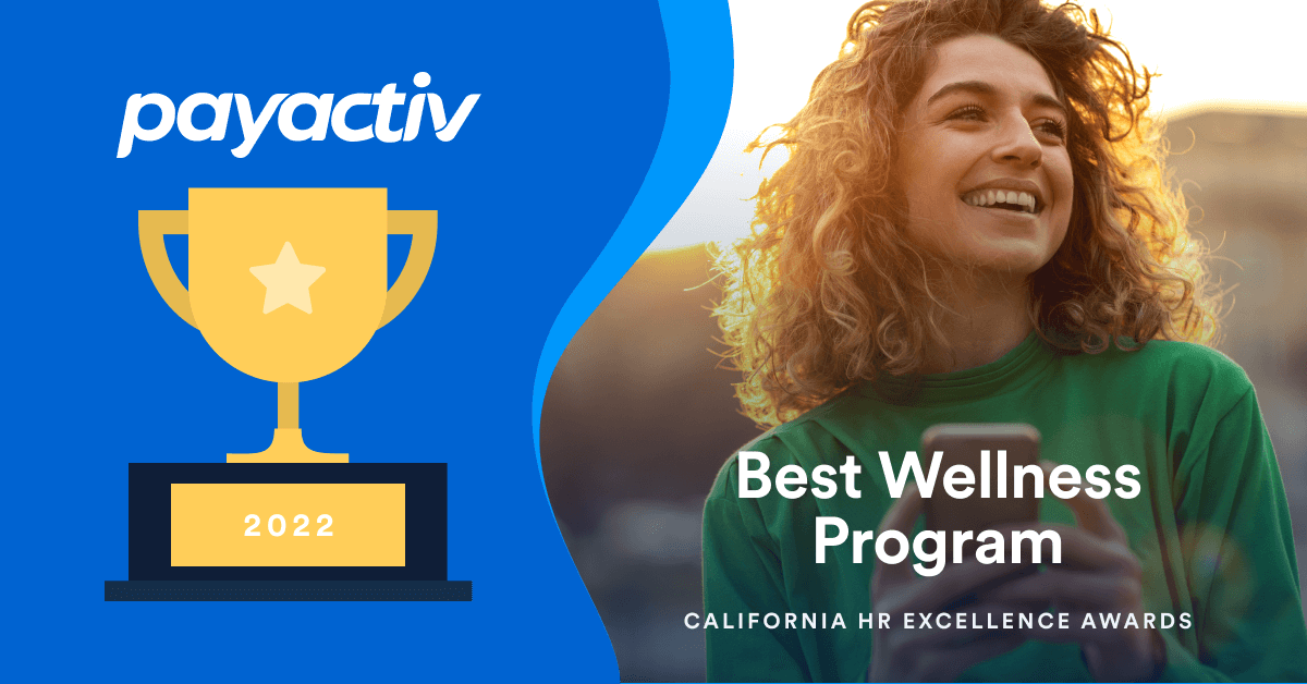 Payactiv Wins <br/>Best Wellness Program Award