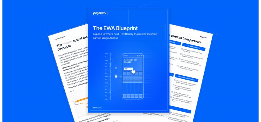 The EWA Blueprint