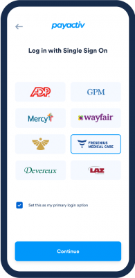 Step 2: Choose Fresenius Medical Care